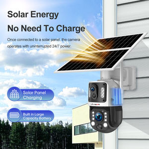 LS VISION 6MP AI 4G kamera surya keamanan 36X perbesaran penutup bola logam fungsi Pan-Tilt deteksi gerakan kamera Cctv - Product Image 4