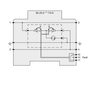 อุปกรณ์ป้องกันไฟกระชาก Pepperl+Fuchs รุ่น M-LB-2.255.T3.D 230VAC 6kA -40~80°C ของแท้จากเยอรมนี สินค้าใหม่ในสต็อก สำหรับอุตสาหกรรม - Product Image 2