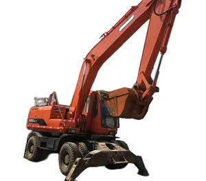 सुपर सस्ते इस्तेमाल किया Doosan खुदाई Doosan डीएच 210W-7 पहिएदार दूसरा-हाथ खुदाई