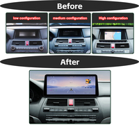 Radio para Auto Android Krando de 12.3 Pulgadas con Nuevo Diseño, Navegación GPS, Multimedia, Carplay, Estéreo para Auto, DSP para Honda Accord Crosstour 2008-2012