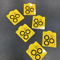 Protecteur d'objectif d'appareil photo transparent pour iPhone 15 Pro Max 14 Plus avec emballage de vente au détail 16 17 18