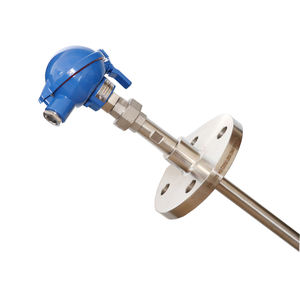 หน้าแปลนเตาหลอมโลหะทนความร้อน Pt100เทอร์โมคัปเปิลประเภทข้อศอกหุ้มเกราะสเตนเลส <span class=keywords><strong>wrn</strong></span> wrnb J E T - Product Image 2