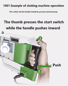 Machine de découpe de marbre en béton mur de briques rainure Machine à outils électrique à main pour rainurer les murs - Product Image 6