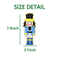 Vente en gros patchs personnalisés série casse-noisette patchs brodés en chenille patch tissé pour vêtements chapeau