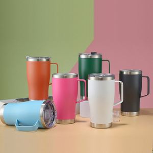 20Oz Stainless Steel Insulated Travel Mug With Sliding Lid Personalized Engraved Metal <b>Cup</b> Travel Mugs ASM26 - Product Image 4