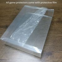 Boîte de protection transparente pour jeux Nintendo SNES sans acide, Super Famicom, Playstation, NES, boîte de protection en plastique