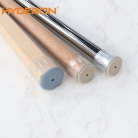 HYDERON Pieds de table pour meubles Embouts ronds Viroles Protecteurs de sol Couvre-jambes de chaise avec joint en métal