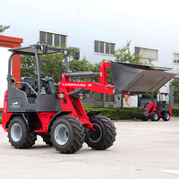 Landward Farm Mini-Radlader Günstiger Neuer Kompakter Diesel-Lader zum Verkauf Kubota-Motor W1150T Maschine Mini-Lader Preise