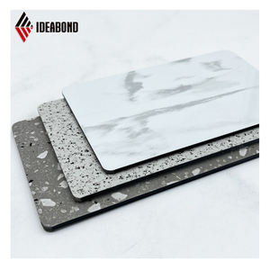 Panel ACP Flexible con acabado de mármol, hoja compuesta de aluminio con aspecto de <span class=keywords><strong>piedra</strong></span> de 4mm para decoración de pared de Hotel Villa y revestimiento arquitectónico - Product Image 5