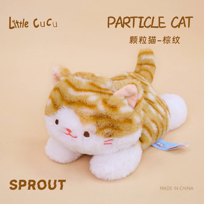 Chat brun granuleux