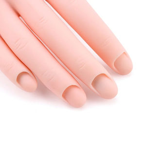 Faux-ongles en PVC souple en silicone pour <span class=keywords><strong>manucure</strong></span>, 1 pièce, outils pour ongles, vernis gel UV, peinture, <span class=keywords><strong>dessin</strong></span>, pratique - Product Image 4