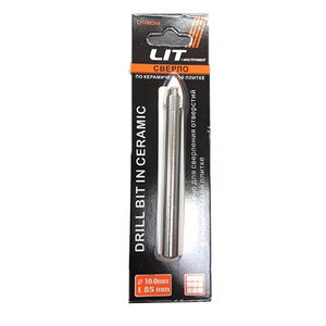 Ouvre-trou de carreaux de céramique en alliage croisé allumé accessoires de perceuse électrique ronde foret triangulaire - Product Image 2