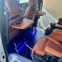 Table pliante pour dossier de siège GAC Trumpchi M8 GN8 2020-2025 avec chargeur sans fil 15W, porte-gobelet, bureau pour ordinateur portable et repas, idéale pour les voyages en voiture, réglable
