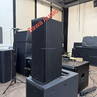 TT 515-A Enceinte active professionnelle double 5 pouces 2 voies, enceintes colonne amplifiées, petit système de sonorisation Line Array