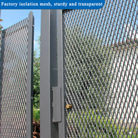 Panel de Malla Metálica Expandida de Acero Inoxidable/Galvanizado en Caliente con Aberturas en Forma de Diamante para Cercas de Seguridad y Muros Perimetrales de Pasarelas