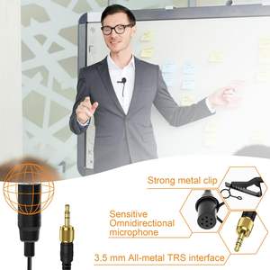 Comica Lavalierマイク、<span class=keywords><strong>Sennheiser</strong></span>用CVM-M-O1全方向ラペルマイク、およびその他のワイヤレスラベリアトランスミッター - Product Image 5