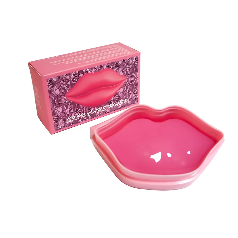 AiXin Private Label Reducing Fine Lines Restores Moisturizing Plumping Lip Rose Crystal Collagen Lip Mask Sleeping Lip Mask