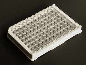 Placa <span class=keywords><strong>Elisa</strong></span> de plástico de 96 pocillos desmontable de laboratorio con 8 tiras - Product Image 6