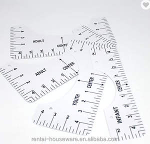 تي-تي-مسطرة محاذاة لتوجيه تي-تي-تي-تصميم حكام الموضة بأحجام الرسم البياني-أداة صياغة - Product Image 2