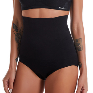 Body sin costuras para mujer, Tanga adelgazante, bragas moldeadoras de <span class=keywords><strong>cuerpo</strong></span>, cintura alta, Control de barriga, bragas levantadoras de glúteos, ropa moldeadora, Tanga - Product Image 4