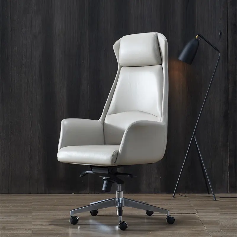 china commercial chair manufacture memory foam pu leather desk chair computer chair for office