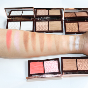 <span class=keywords><strong>Maquillaje</strong></span> profesional al por mayor 2 <span class=keywords><strong>en</strong></span> 1 Contour Blush Highlighter Palette Cosméticos Paleta de contorno pigmentado - Product Image 5