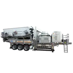 30-100tph Quarry rock mobile planta de trituración de la venta caliente trituradora de piedra: máquinas en el Pakistán