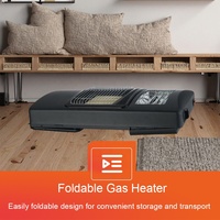 Chauffage infrarouge pliable 3 brûleurs gaz et électrique certifié CE 2-en-1 portable GPL propane domestique écoénergétique