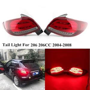 AKD Car Styling pour Peugeot <span class=keywords><strong>206</strong></span> <span class=keywords><strong>Feux</strong></span> arrière 2004-2008 206CC LED Feu arrière 207 LED DRL Signal <span class=keywords><strong>de</strong></span> frein Inverse Auto Accessoires - Product Image 4