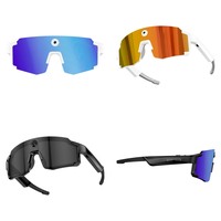 Lunettes de soleil intelligentes IA avec caméra 8MP, traduction IA ChatGPT en 139 langues, pour le cyclisme et les sports, Bluetooth 5.4 à oreille ouverte, pour hommes et femmes