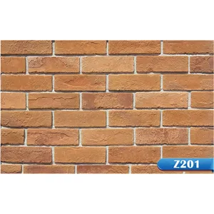 Elcorona Z30 Red Brick Tiles Faux Brick Cladding Antique Brick For Wholesale