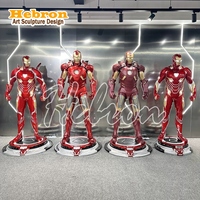 Grandes statues en résine de Iron Man MK7, MK50, MK85 en stock – Sculptures artisanales en résine grandeur nature 1:1 à vendre