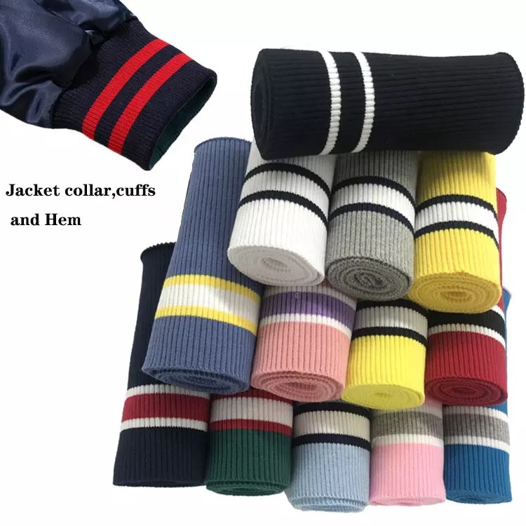 DIANTE Big collar gold button rib knit High Quality Jacquard