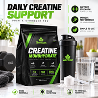 Créatine monohydrate en poudre, créatine micronisée en poudre, complément nutritionnel sportif pour la force et les performances, OEM, étiquette privée