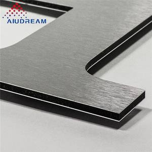 แผ่นอลูมิเนียมคอมโพสิต PVDF Alucobond ขนาด 4x8 ฟุต หนา 4x0.30 มม. ทนการกัดกร่อนสูง สีปรับแต่งได้ แกนไม่แตกหัก ACP คุณภาพสูง - Product Image 4