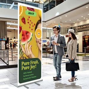 Acara Promosi pesanan jumlah besar 80x200cm hanya harga grosir dudukan spanduk gulung baja plastik - Product Image 1