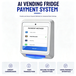Distributeur automatique commercial intelligent de snacks et boissons, kiosque de vente au détail, refroidisseur de boissons 0-10°C, réfrigérateur distributeur IA autonome - Product Image 2