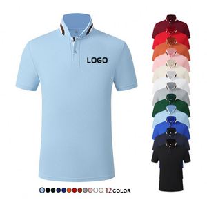 Camisas Polo de Algodón de Marca de Lujo para Hombre y Mujer, Antiarrugas, Ropa de Trabajo, Venta al Por Mayor, Camisas Polo Personalizadas - Product Image 1