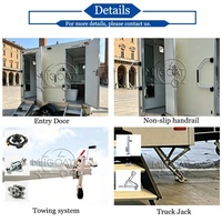Promotion : Remorque WC Mobile 2 Postes à Essieu Unique avec Urinoir et Lavabo pour Événements Extérieurs et Chantiers de Construction