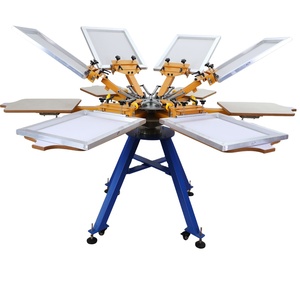 Giá Tốt Nhất 6 Trạm T Áo Sơ Mi Màn Hình Máy In 6 Màu Của Nhãn Hiệu/Tự Động Dễ Dàng Để Hoạt Động Điều Kiện Mới Máy In Nhãn Cho Bán - Product Image 4