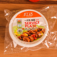 Personnalisation en usine et vente en gros d'assiettes rondes jetables en plastique pp écologiques de 9cm pour sauces