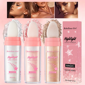 Poudre illuminatrice scintillante 3 couleurs pour le corps, effet naturel, vente en gros - Product Image 5