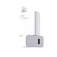 Cargador de Pared Superrápido de 67W, Estándar Dorado, con Certificación QC3.0 y PD, Cable Tipo-C de 6A, Carga Rápida en Minutos, Ecológico, para Cámara