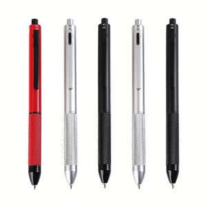 X1107-1 4 Core in 1 Multifunctional Ballpoint <b>Pen</b> Stylus for Screen Metal Multicolor <b>Pen</b> 4 Color Ball <b>Pen</b> Plus Mechanical Pencil - Product Image 1