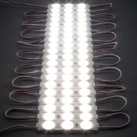 Module LED d'extérieur 3 SMD pour enseignes, lentille 2835, 1,5W, module LED injecté, 12V, pour enseignes publicitaires lumineuses