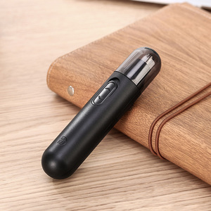 Tondeuse électrique pour poils du nez, noire, 800 mAh, garantie 1 an, alimentée par batterie, matériau ABS - Product Image 4