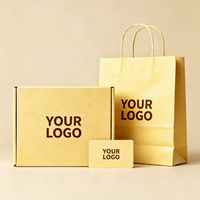 Boîte d'expédition personnalisée de luxe pour bijoux, vêtements et marques, sac en papier et carte de visite avec logo imprimé HONPAK
