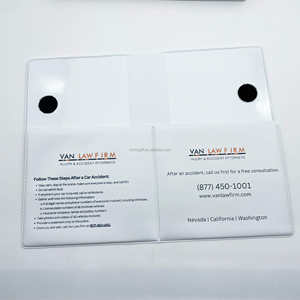 Cadeau de promotion de compagnie d'assurance auto personnalisée Documents automobiles essentiels Organisateur d'<span class=keywords><strong>immatriculation</strong></span> et d'assurance de <span class=keywords><strong>voiture</strong></span> en PVC et de porte-carte - Product Image 1