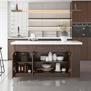 CBMmart Modern Modular One-stop Designs Custom Home Furniture for Villa Kitchen Cabinet Set - Product Image 4