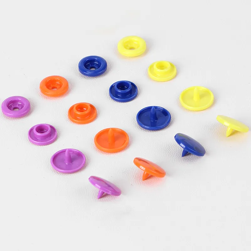 T3 Groothandel Prijs Baby Resin Snap Knoppen Plastic Snaps Kleding Accessoires Pers Pers Button Fasteners Stud